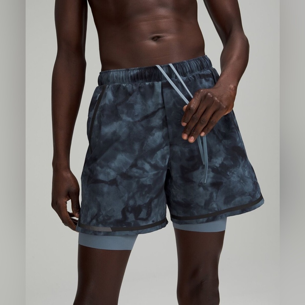 Lululemon Surge Short 6” Lined Bold Lines